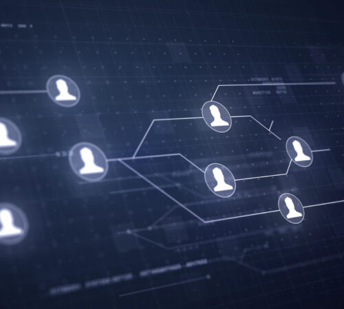 User People Network Circuit Board Link Connection Technology